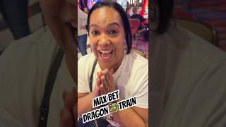 OMG FRIST TIME GETTING THE DRAGON TRAIN IN THE BONUSslot dragontrain subscribe casino [upl. by Demott]