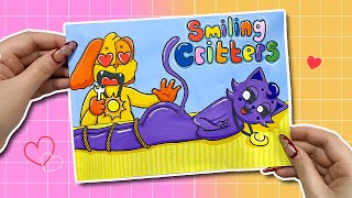 🎈Paper ASMR🎈 Smiling Critters  Catnap andd Dogdays love  DIY craft [upl. by Reinaldos490]