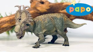 Papo Pachyrhinosaurus Review [upl. by Clarance]