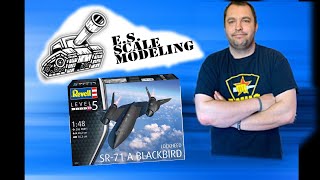 Revell Lockheed SR71A Blackbird 148 Unboxing [upl. by Seroka]