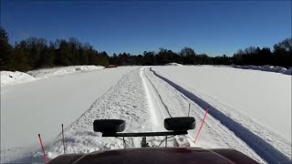 04 Silverado 2500HD Snow Plowing Western Pro Plow [upl. by Bak123]