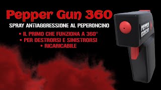 Spray Antiaggressione Pepper Gun 360 [upl. by Damha807]