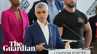 Sadiq Khan gives speech after being elected London mayor for third term [upl. by Adnahsar]