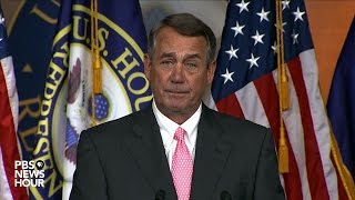 Watch John Boehners full statement on his resignation [upl. by Sunev]