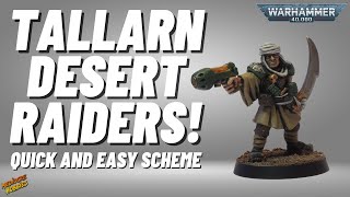 Tallarn Desert Raider for Astra Militarum in Warhammer 40k [upl. by Rowley]