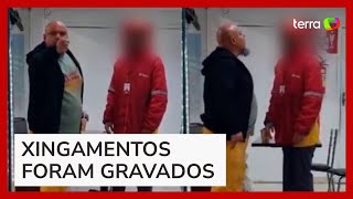 Frentista é alvo de xingamentos racistas e xenofóbicos em Curitiba PR [upl. by Yellat]