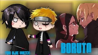 BORUSARA Parents react to them BORUTONARUTOGacha club [upl. by Sedicla]