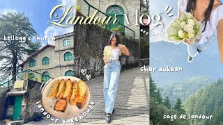 LANDOUR VLOG ðŸðŸ“¹ðŸ¥®Ëšâ‚Š char dukaan landour bakehouse cafe de landour St Paulâ€™s church [upl. by Areyk]