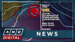 PAGASA Expect rains over PH as storm Ferdie now outside PAR enhances southwest monsoon  ANC [upl. by Naek]