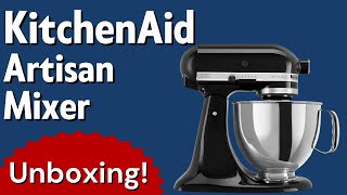 MIXER MAGIC Unboxing the KitchenAid Artisan Series Stand Mixer 5 Qt [upl. by Yellek247]