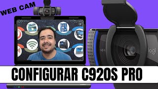 como configurar webcam logitech c920s PRO tutorial atualizado 2023 [upl. by Chen]