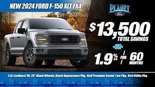 New 2024 Ford F150 XLT FX4 Offer  13500 Savings OR 19 for 60m  Ford Dealer in Dallas TX [upl. by Marris]