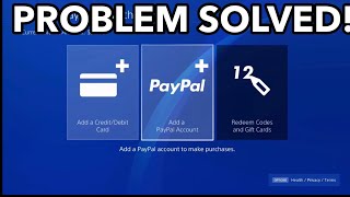 Can’t make payments from PSN wallet SOLVED [upl. by Thin]