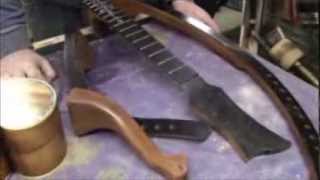 Doug Wilkes 24 string Lyre Harp update Jan 2014 [upl. by Killam]