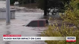 Flood water impact on cars [upl. by Jase]