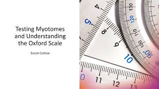 Testing Myotomes and Understanding the Oxford Scale [upl. by Harim]