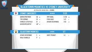 Blacktown Mounties v Sydney University [upl. by Fujio]