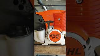 Stihl BT 131 easy idling adjustment augerdrilling stihl auger augerdrillingmachine diy [upl. by Colt981]