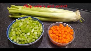 Celery Carrot Parippu Thoran  Kerala Style Celery Carrot and Dal Thoran celerycurry thoran [upl. by Aroel]