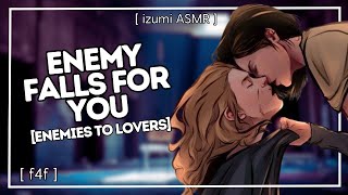 ASMR enemy falls for you enemies to lovers dystopian f4f kiss [upl. by Nogaem980]