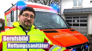 Wie wird man RETTUNGSSANITÄTER Arbeiten im Rettungsdienst [upl. by Standush399]