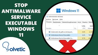 How to Stop Antimalware Service Executable Windows 11 ✅ Memory Usage [upl. by Abbottson3]