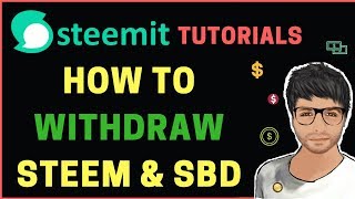 How to Withdraw STEEM and SBD  Hindi [upl. by O'Driscoll993]