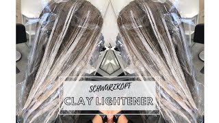 PAINTING WITH CLAY LIGHTENER  Schwarzkopf HAIR COLOR [upl. by Chi167]