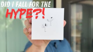 I Finally Ordered the AirPods Pro 2 After Saying Id Never Own Them  Unboxing amp Initial Thoughts [upl. by Shelia]