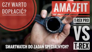 Jaki smartwatch wybrać 2023 Czyli Amazfit TRex Pro vs Trex Czy warto Smartwatch Recenzja PL [upl. by Oberg634]