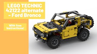 Lego Technic Ford Bronco  42122 alternate [upl. by Lyman]