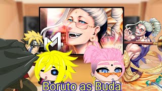 Família Uzumaki e Uchiha Reagindo ao Rap do Buda Ilumina  Boruto as Buda   Record of Ragnarok [upl. by Keith]