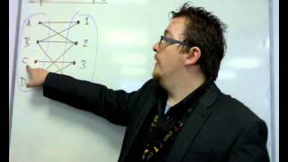 AQA Decision 1 601 Introducing Bipartite Graphs and Adjacency Matrices [upl. by Lledrev]