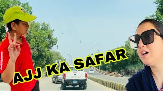 Ajj ka safar  ghar se ghar tak   humi siddiqui   daily vlog   on the way [upl. by Leda790]