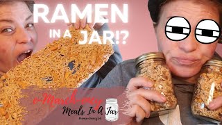 Delicious Vegan Ramen Recipe  Easy Meal in a Jar Tutorial eMarchency24 [upl. by Maggy368]