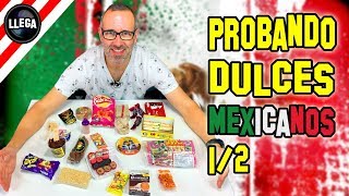 PROBANDO DULCES MEXICANOS 12 PROBANDO COMIDA MEXICANA  LlegaVideos [upl. by Bibbye]