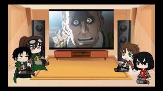 Eren Mikasa Levi and Hange react to aot in 9 minutes [upl. by Vassily780]