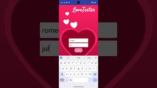 Love Tester App [upl. by Hulbig]