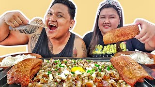 SIZZLING SISIG amp BAGNET MUKBANG [upl. by Bat]