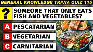 Ultimate General Knowledge Trivia Quiz 115  Diseases Acronyms Famous People  50 Questions [upl. by Mosley]