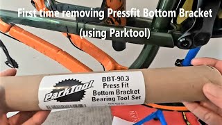 Removing PressFit bottom bracket Sram Dub Pressfit BB [upl. by Gerson]