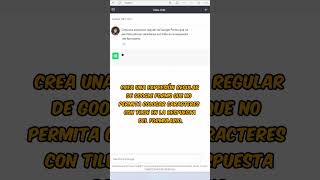 Google Forms Patrones personalizados para expresiones regulares con inteligencia artificial google [upl. by Alenoel]