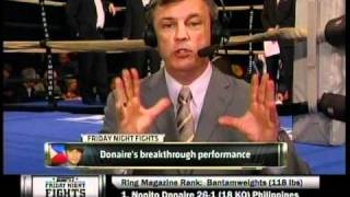 Teddy Atlas breaks down Nonito Donaires left hook [upl. by Eerej]