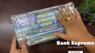 Bank Supreme Books Pack 2022 by ADDA247  Unboxing amp Reviews [upl. by Aneleasor308]