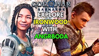 God of War Ragnarok Explore Ironwood With Angrboda amp Atreus  PC Walkthrough  No Commentary [upl. by Yelnek375]