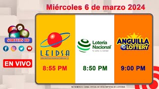 Lotería Nacional LEIDSA y Anguilla Lottery en Vivo 📺│Miércoles 6 de marzo 2024  855 PM [upl. by Calla]