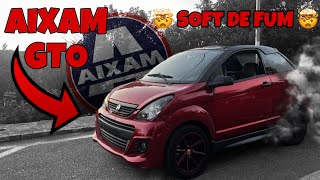 🤯 AIXAM CU SOFT DE FUM 🤯 👿 CAR REVIEW AIXAM GTO COUPE 2013 😈 [upl. by Lydie]