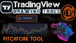 How to Draw a Pitchfork  TradingView Technical Analysis Tools [upl. by Enilehcim159]