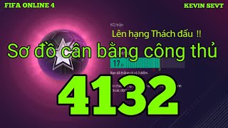 SƠ ĐỒ CHIẾN THUẬT 4132 FIFA ONLINE 4  Sơ đồ cân bằng công thủ [upl. by Ivets218]