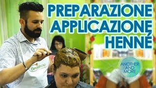 Preparazione e Applicazione Henné con Verdebrina  Erbe Tintorie  Another and More [upl. by Naihtsirc]